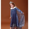 Velvet Snowflake Elsa Dress for Girls Snow Queen 2 Halloween Costume Kids Fancy Princess Dress Holidays Party Corduroy Dresses ► Photo 2/6