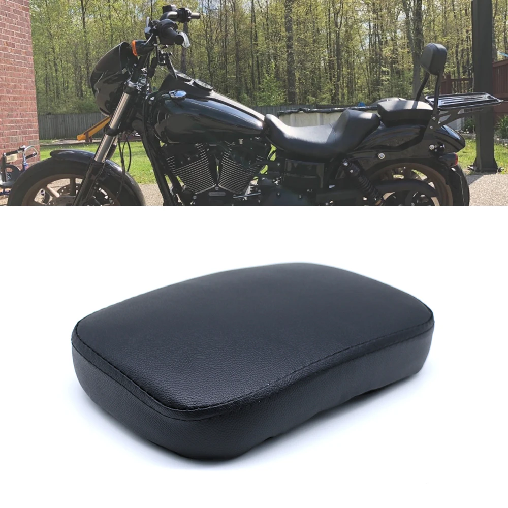 

For Touring for Dyna for Softail for Sportster XL883 XL1200 48 72 Rear Passenger Cushion Pillion Seat Pad Suction Cups