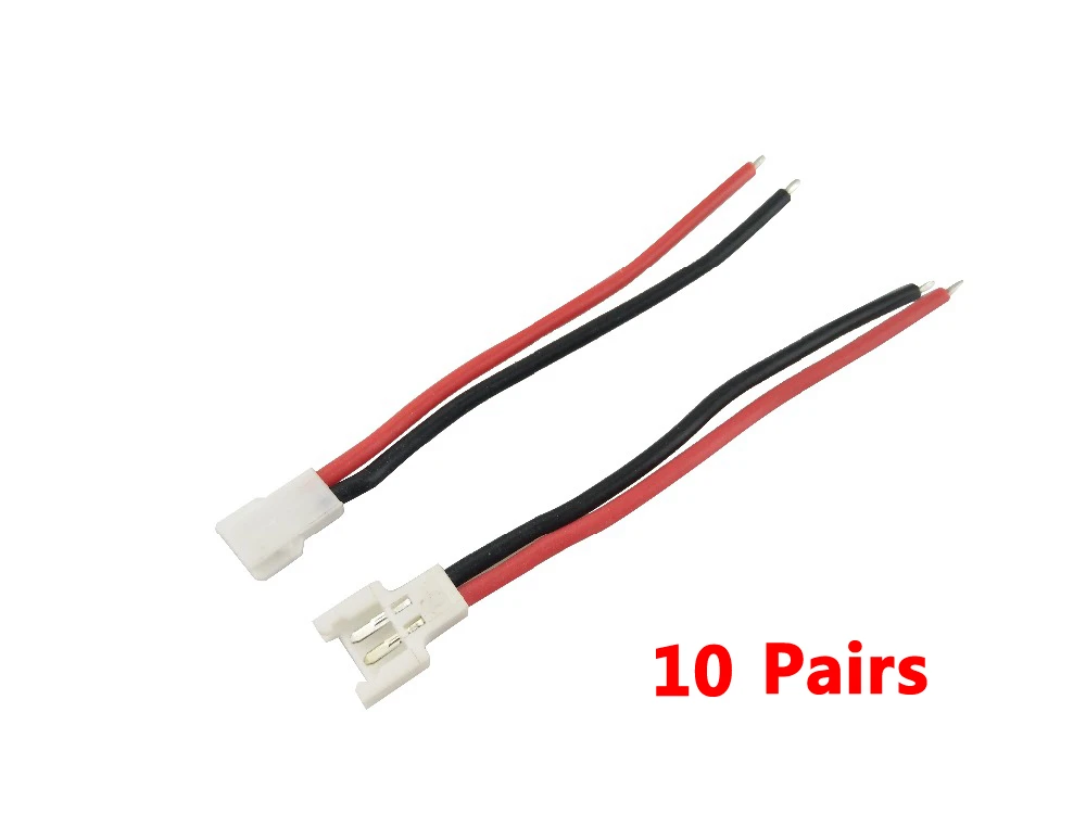 10Pairs Battery Cable Male Female Plug Lines for Syma X5C X5SC X5SW Hubsan  X4 H107 H107C/D H37 RC Quadcopter Battery Connector|Parts & Accessories| -  AliExpress
