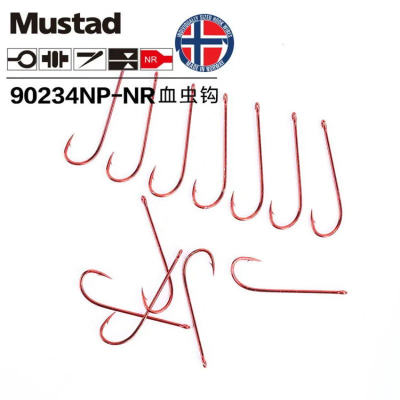 1 упаковка, Аутентичные крючки mustad для морской рыбалки, Pesca 90234 Np# Высокоуглеродистая сталь, крючки для Червяков, приманки, колючие крючки