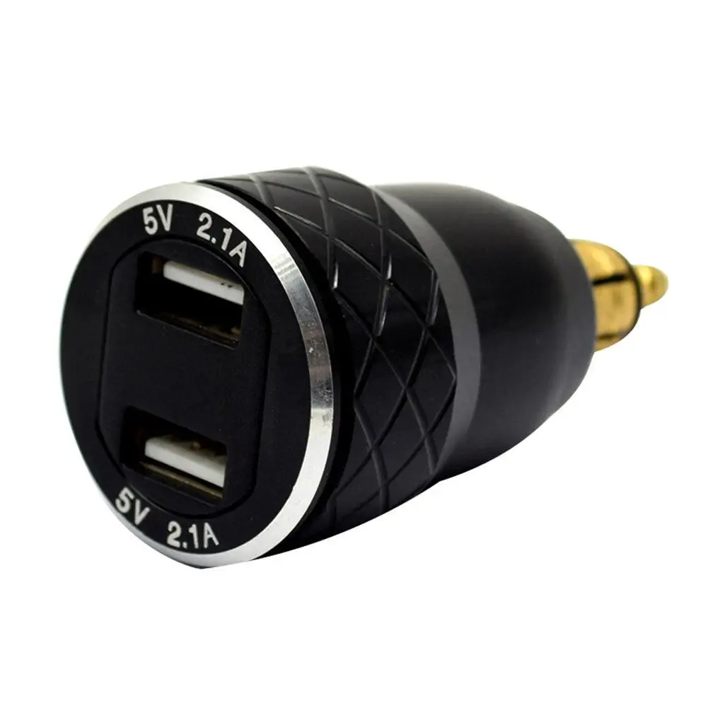 Мотоцикл двойной USB быстрое зарядное устройство переходник под розетку мотоцикл двойной USB зарядное устройство гнездо 4.2A вольтметр аксессуары для мотоциклов