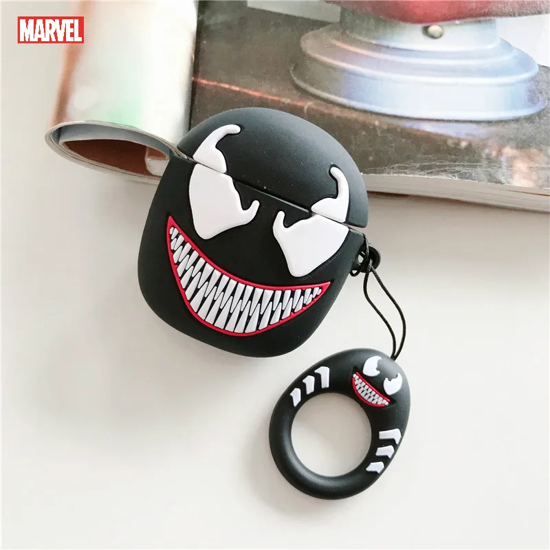 Сертифицированный Marvel для Apple Airpods совместимый с Bluetooth держатель беспроводной