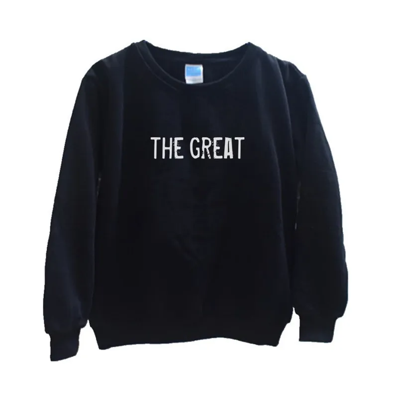 

Winter Autumn Sweatshirt High Quality Letter Print Top Neutral Long Sleeve Crew Neck Sweatshirt