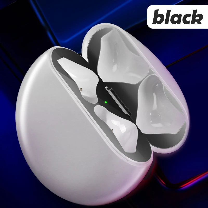 black 3 pcs 3D чехол для наушников для huawei Freebuds 3 чехол силиконовый милый тост собака мультфильм чехол для huawei Freebuds 3 Pro чехол s с брелком - Цвет: black 3 pcs