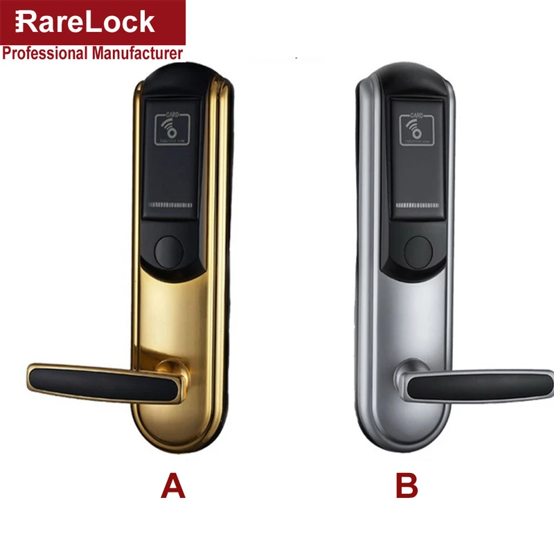 Rarelock электронный дверной замок RFID карта для домашнего офиса отеля школы строительного оборудования ZS40 aa