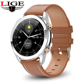 

LIGE Fashion Smart Watch Women Blood Oxygen Heart Rate Monitoring Alarm Clock Reminder Ladies Watch Weather Push Smartwatch Men