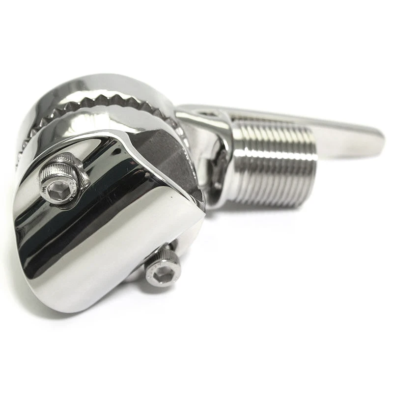 

Marine Boat Vhf Antenna Ratchet Base Clamp On / Rail Mount 316 Stainless Steel