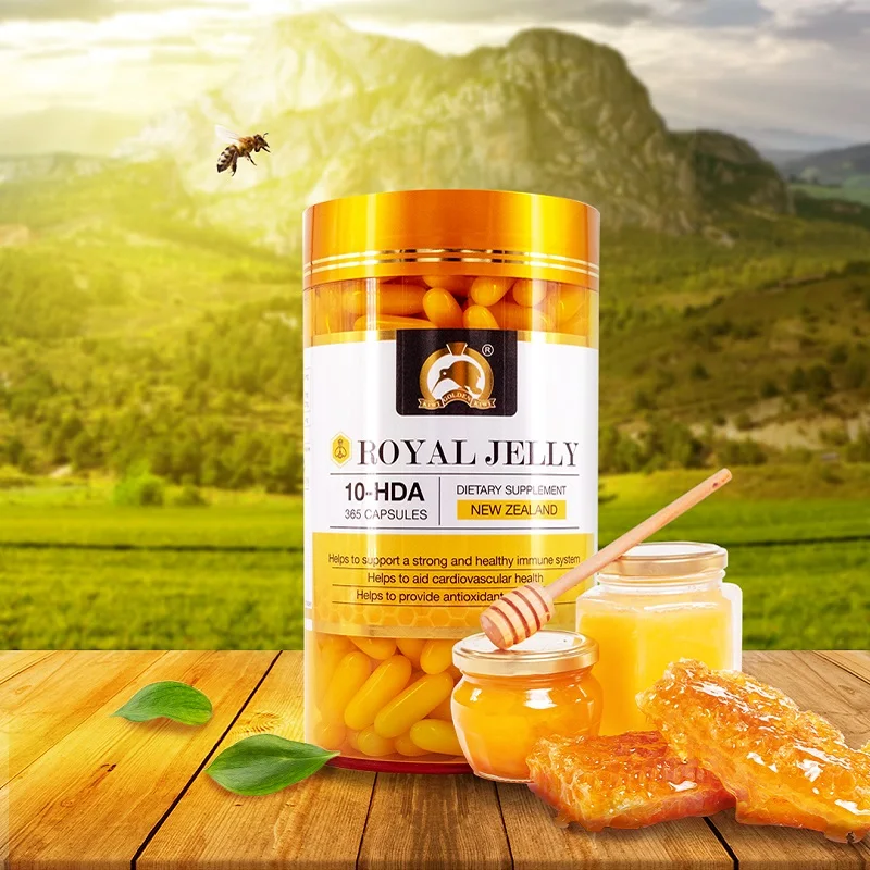Капсулы из новозеландского золота и Королевского желе продукты для здоровья