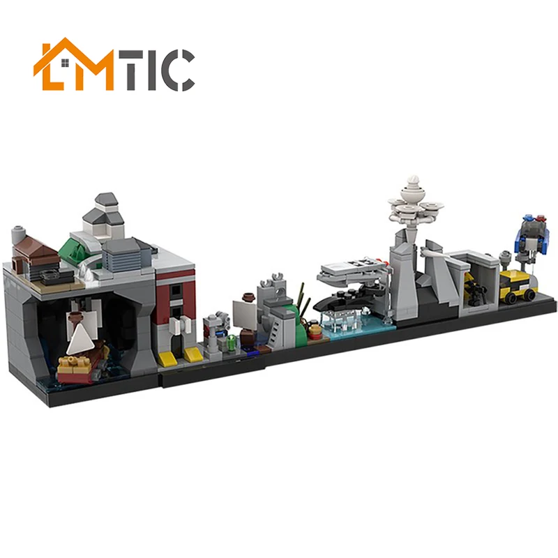 MOC Республика боец Танк TX 130T строительные блоки 80s военный самоходный анти оружие