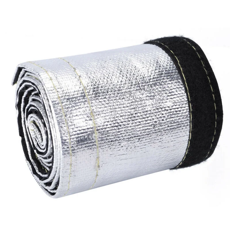 

Silver Car Heat Shield Sleeve Insulated Wire Hose Cover Wrap Loom Tubes Wraps Heat Shield Sleeve Accessories