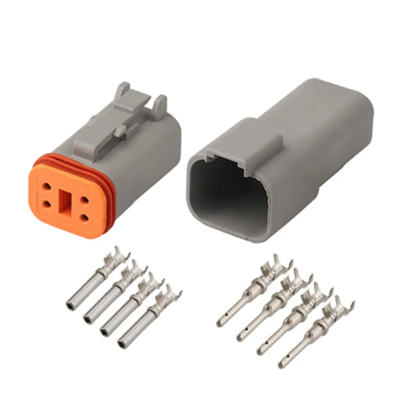 4 Pin Female And Male Waterproof Electrical Wire Connector Plug Deutsch