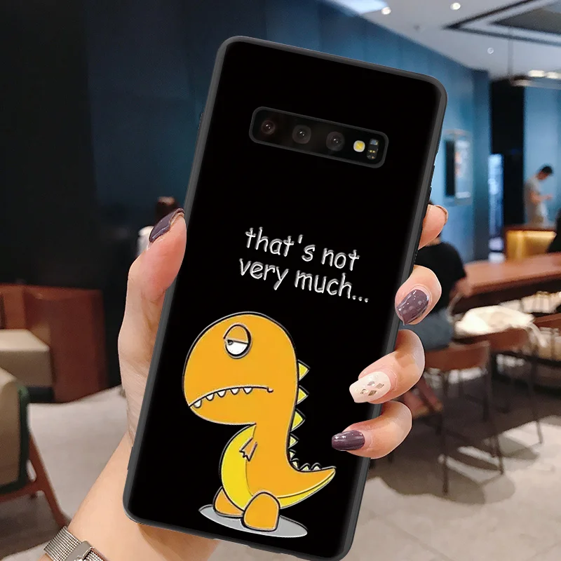 huangkl Милый 3D с тиснением и изображением из мультфильма парные Чехлы для samsung Galaxy A50 A70 A60 A40 A30 A20 A20e A10 A10e Примечание 10 Plus Pro 9 8 5 Чехол Fundas - Цвет: huangkl