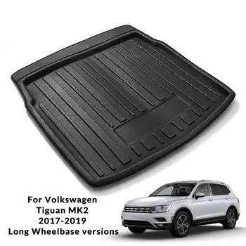 

Car Cargo Liner Boot Tray Rear Trunk Cover Matt Mat Floor Carpet Kick Pad For Volkswagen For VW Tiguan MK2 2017 2018 2019