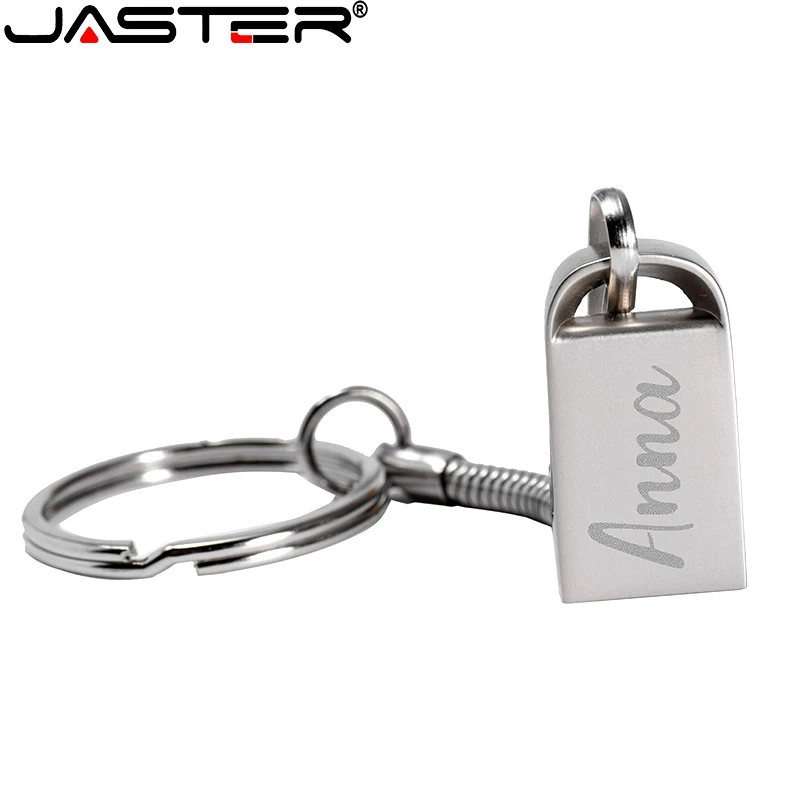 JASTER USB 2,0, мини металлический USB флеш-накопитель, 4 ГБ, 8 ГБ, 16 ГБ, 32 ГБ, 64 ГБ, флеш-накопитель, Водонепроницаемая usb флешка, флешка, высокая скорость, логотип на заказ