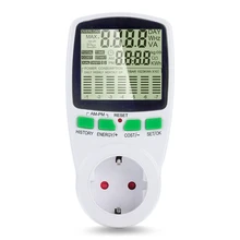 Интеллектуальный измеритель мощности переменного тока, ваттметр, Биллинговая розетка, счетчик энергии, кВтч, напряжение, Частота тока, монитор электроэнергии, EU/US/UK Plug