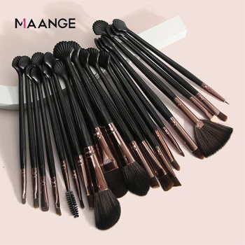 

MAANGE 12pcs Makeup Brushes Tool Set Cosmetic Powder Eye Shadow Foundation Blush Blending Beauty Make Up Brush Maquiagem New