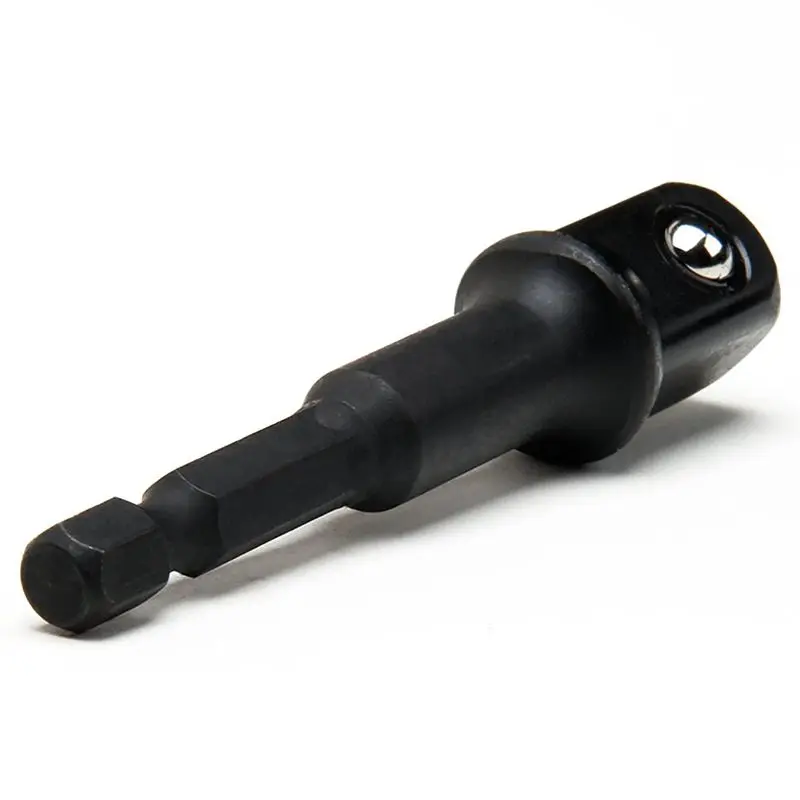 Impact Grade Socket Adapter/Extension Set | Turns Power Drill Into High Speed Nut Driver | 1/4 inch, 3/8 inch, and 1/2 inch Dr