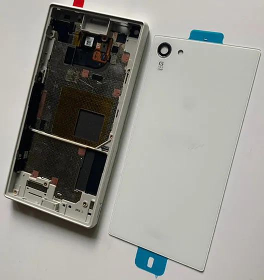 4,6 ''дисплей для SONY Xperia Z5 Компактный ЖК сенсорный экран с заглушка рамы задняя крышка для SONY Z5 Compact lcd Z5 mini E5823 E5803 - Цвет: Белый