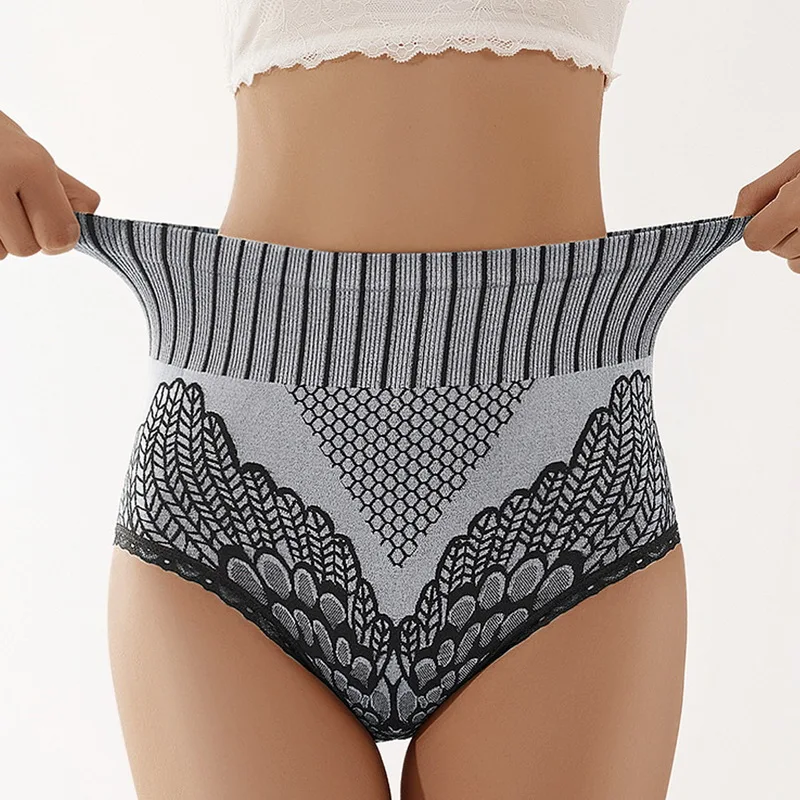 Seamless Panties Underwear Women High Waist Brief Hip Lift Underpanties Breathable Pant Sexy Lingerie M-XL Body Shaper 1