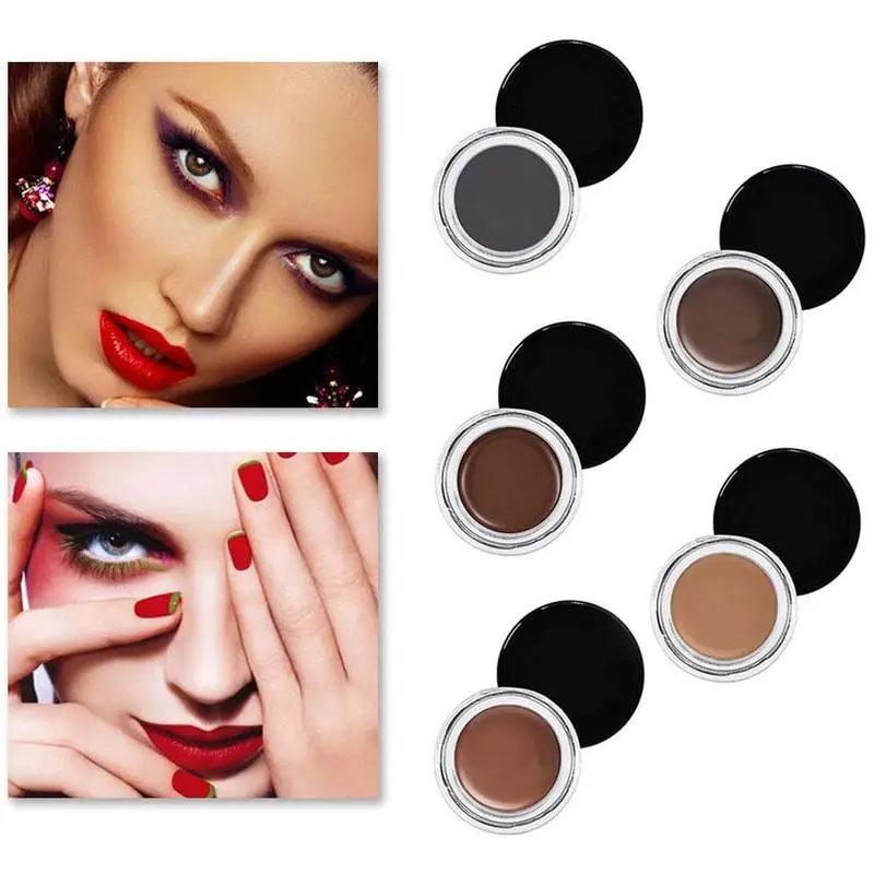 Прочный Водонепроницаемый гель пигменты для бровей Крем для бровей идеальные брови макияж