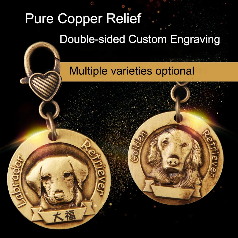 custom double sided photo dog tags