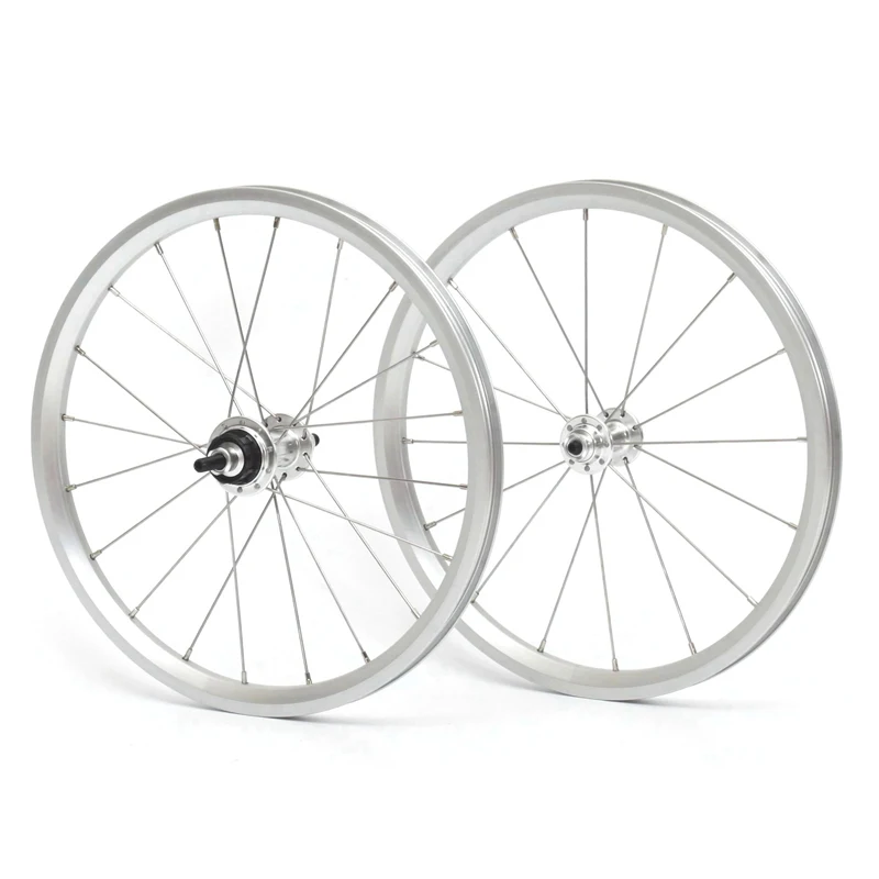 ACEoffix-ブロンプトン自転車用ホイール,1〜3スピード,349 74