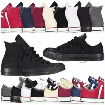 

Unisex Men's & Women's Authentic Classic Allstar Designer Chuck-Taylor-Ox Low High Top Canvas Shoes Vulcanize Athletic Sneakers