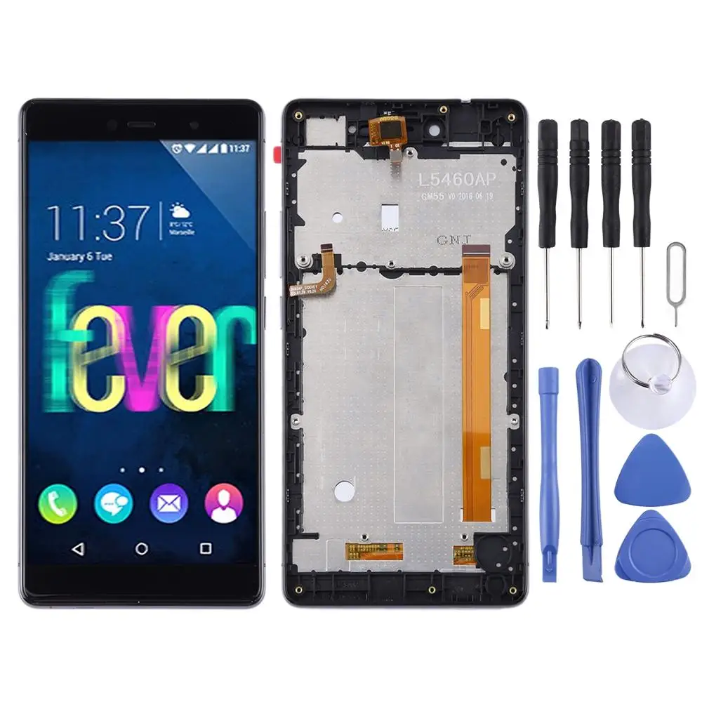ЖК дисплей 5 2 дюйма для Wiko Fever 4G с рамкой 4g запасные части инструментами|Экраны