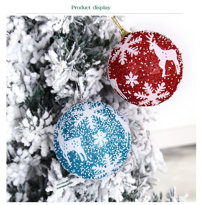 Adornos Navidad натальные шары из пенополистирола Рождественские шары елочные украшения