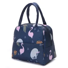 Waterproof Nylon Portable Zipper Lunch Bags Women Student Lunch Box Thermo Bag Office School Picnic Cooler Bag Bolso(China)