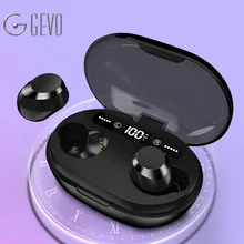 C8S Bluetooth беспроводные стерео 6D стерео беспроводные IPX5 водонепроницаемые спортивные наушники с светодиодный дисплеем 3000 мАч зарядная коробка