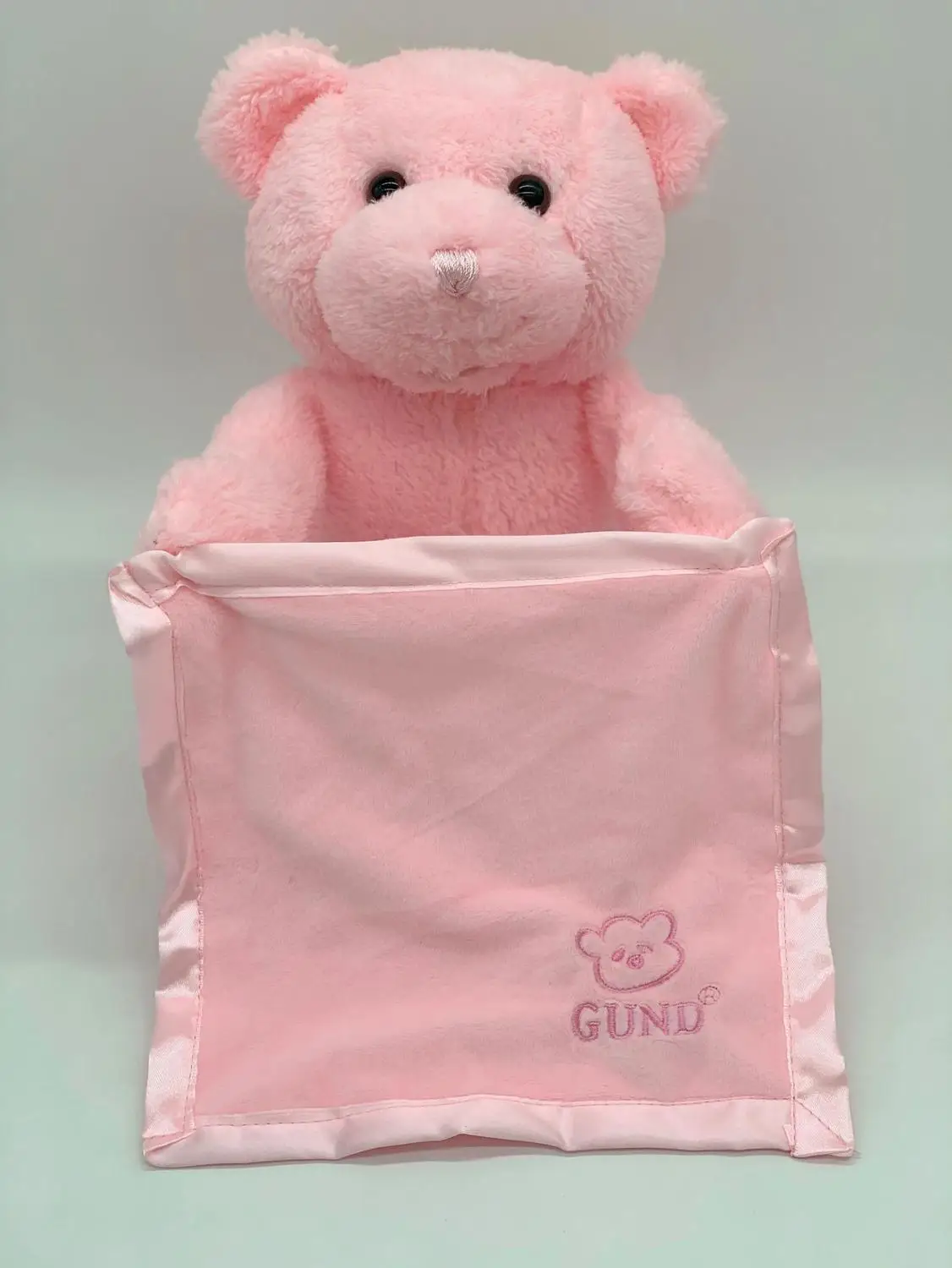 Скрытый Кот слон плюшевая игрушка шлепки уши плюшевая кукла - Цвет: Pink bear
