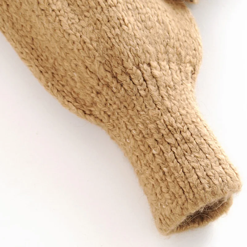 AGong/жаккардовые свитера с круглым вырезом для женщин; Модный зимний теплый свитер; женские элегантные свитера с пышными рукавами для женщин; JV