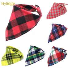 Hylidge Snap Baby треугольная бандана Нагрудник слюнявчик полотенце шотландская мода плед Детские хлопковые нагрудники для маленьких мальчиков шарф нагрудник для кормления