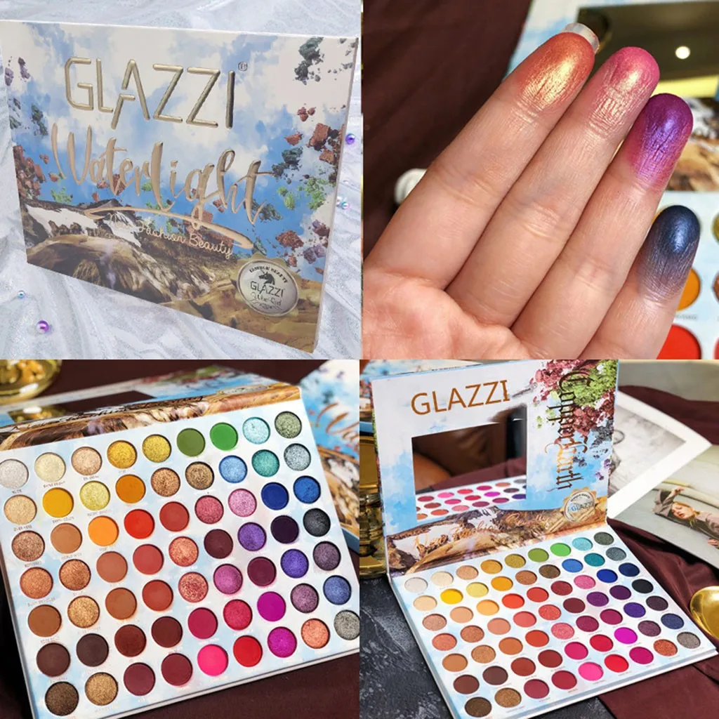 

Rainbow 63 Color Eyeshadow Pearl Light Bright Color Makeup Eyeshadow Palette Glitter Makeup Nude Beauty Cosmetics Tools Hot