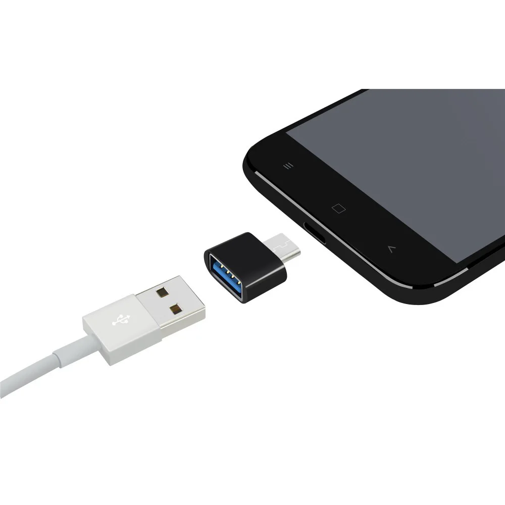 Type C To USB Adapter OTG Converter Data Connectors For Xiaomi Samsung Huawei Android Mobile Phones