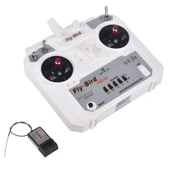 

FlyBird ST-i8 8CH 2.4G Transmitter Support PPM Output Compatible AFHDS 2A With Receiver For Racing Drone FPV Model Spare RC Part