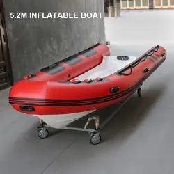 Новая надувная лодка с дном FRP резиновая лодка утолщенная высокая скорость каяк рыболовная лодка ховеркрафт штурмовая лодка