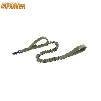 

EXCELLENT ELITE SPANKER Tactical Dog Leash Bungee Pet Dog Leash Nylon Handle Leashes Strong Metal Clasp Retractable Dog Leashes