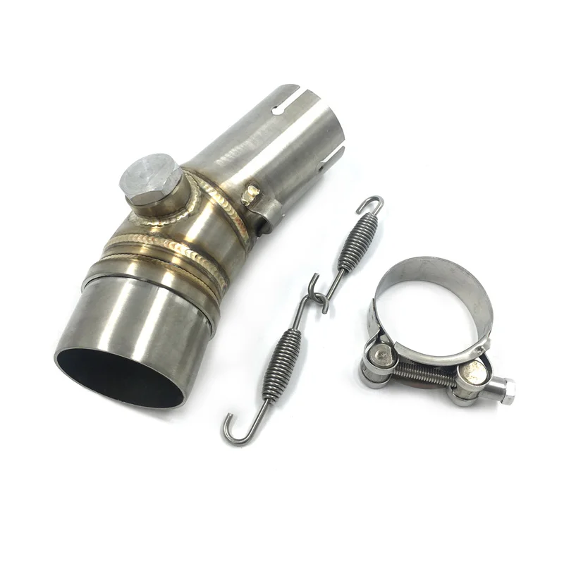 Motorcycle Exhaust Pipe Muffler Escape Connecting Pipe Front Link 51mm for Kawasaki ER6N ER-6N Moto Mid Accessories motorcycle accessories