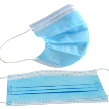 

50/100/200Pcs Disposable Face Mask 3 Layer Nonwove mouth mask filter Earloop Breathable Melt-blown masks sealed bag and With Box