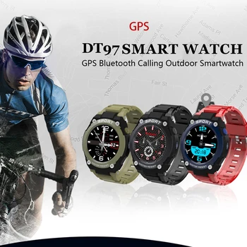 

2019 Sport GPS Smart Watch DT97 Bluetooth Call Heart Rate Blood Pressure Compass Barometer Sound Recording Waterproof Smartwatch