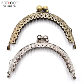 

10pcs/lot 8.5cm Purse Frame Handlse for Bag Accessories for Handbags Metal Pures Clasp Lock Bags Part Hardware