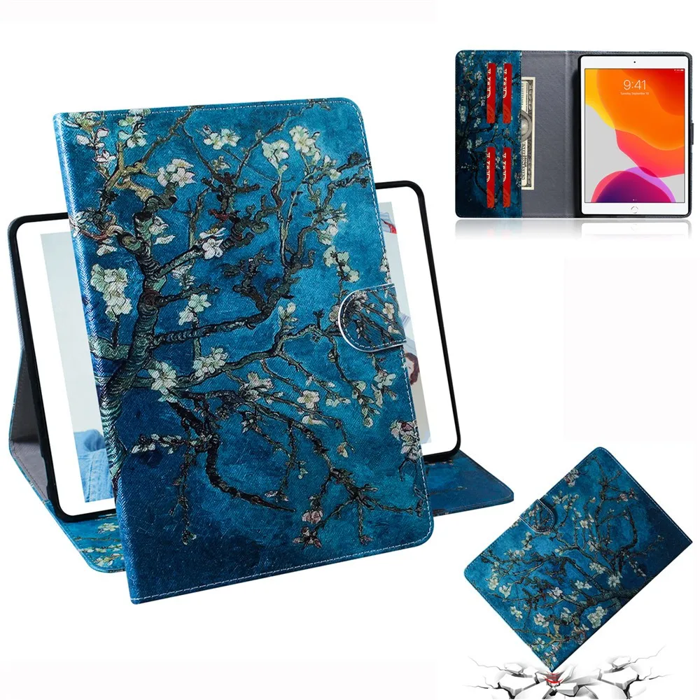 Чехол для планшета Apple iPad 10 2 2019 / Air 3 5 Pro 2017 защитный чехол бумажник из