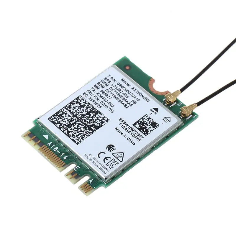 Двухдиапазонный беспроводной AX200NGW NGFF M.2 Wifi сетевой адаптер для Intel AX200 83XB