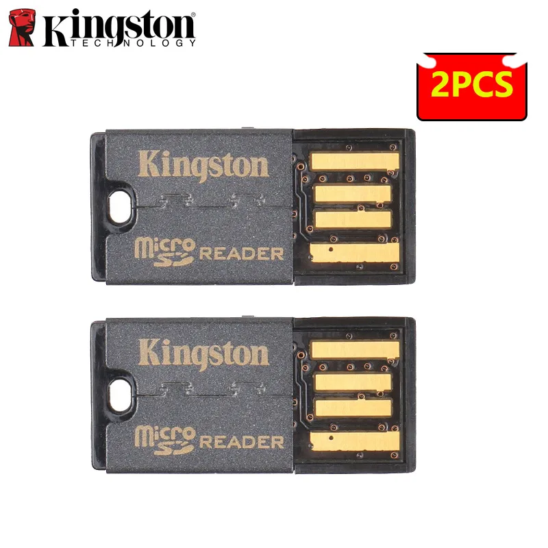 20 шт. kingston USB MicroSD устройство считывания карт SDHC мини кардридер дропшиппинг 10 шт. 2 шт. Бесплатный силиконовый чехол Microsd на USB переходник для sd-карт - Цвет: 2PCS MRG2 Reader