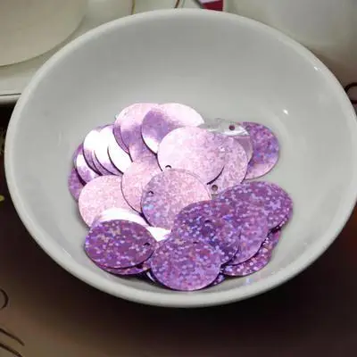 Laser light purple 30 мм лазерные блестки плоские круглые свободные блестки для рукоделия свадебные конфетти блестки Сделай Сам одежда швейная ткань поставки 42 шт 10 г - Цвет: Laser light purple