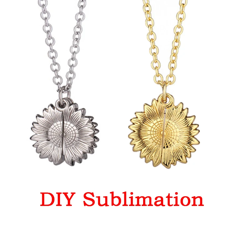 Sublimation Open Locket Necklace 