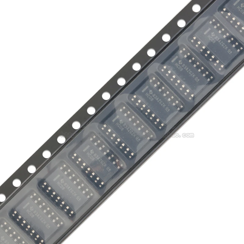 10 шт. TI SN74HC08DR SOIC-14 четыре канала 2 Вход положительный и ворота логика чипа чип