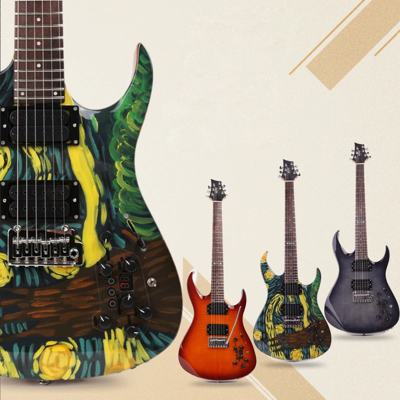 Guitarra Eléctrica silenciosa con efecto incorporado, instrumento portátil de viaje, nuevo diseño, envío gratis